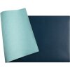 Exacompta 29122E Almohadilla de escritorio 35x60 cm PU bicolor azul tropical-verde