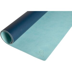 Exacompta 29142E Almohadilla de escritorio 40x80 cm PU bicolor azul tropical-verde