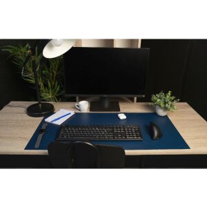 Exacompta 29142E Almohadilla de escritorio 40x80 cm PU bicolor azul tropical-verde
