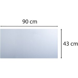 Exacompta 29640E Bloc de notas 50x65 cm PVC flexible Cristal Transparente