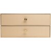Cajón 2 cajones OfficeByMe Beige