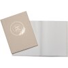 Exacompta 47633E Libro de Visitas 100 páginas borde dorado Diseño Ringflower Latte