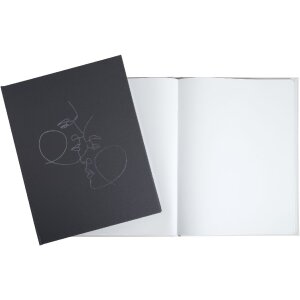 Exacompta 47688E Libro de visitas 100 páginas 27x22cm color marfil negro