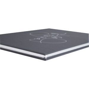 Exacompta 47688E Libro de visitas 100 páginas 27x22cm color marfil negro