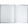 Exacompta 47688E Libro de visitas 100 páginas 27x22cm color marfil negro