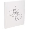 Exacompta 47689E Libro de visitas 100 páginas plata 27x22cm marfil
