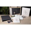 Exacompta 47689E Libro de visitas 100 páginas plata 27x22cm marfil