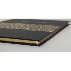 Exacompta libro de visitas ARAMY 27x22 cm 100 páginas borde dorado negro