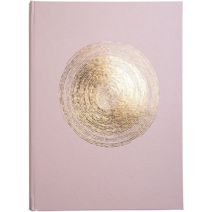 Exacompta 47983E Libro de Visitas Elipse Rosa 100 páginas dorado 27x22 cm