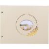 Exacompta 60233E Álbum de rosca 40 páginas blancas Ringflower Latte