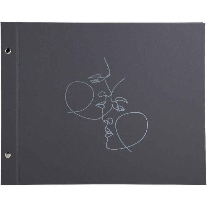 Exacompta 60248E Tornillo álbum 40 páginas negro 37x29cm Art negro