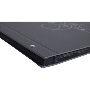Exacompta 60248E Tornillo álbum 40 páginas negro 37x29cm Art negro