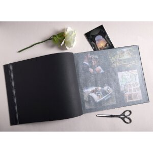 Exacompta 60248E Tornillo álbum 40 páginas negro 37x29cm Art negro