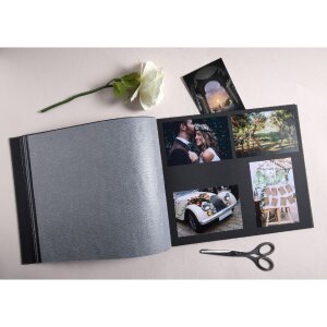 Exacompta 60248E Tornillo álbum 40 páginas negro 37x29cm Art negro