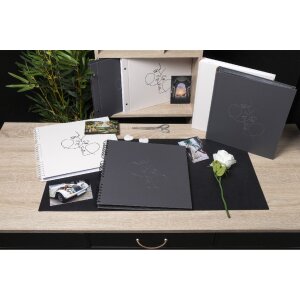 Exacompta 60248E Tornillo álbum 40 páginas negro 37x29cm Art negro
