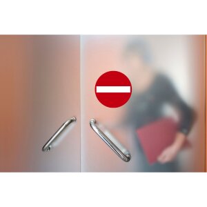 Exacompta signo Dirección prohibida 20 cm