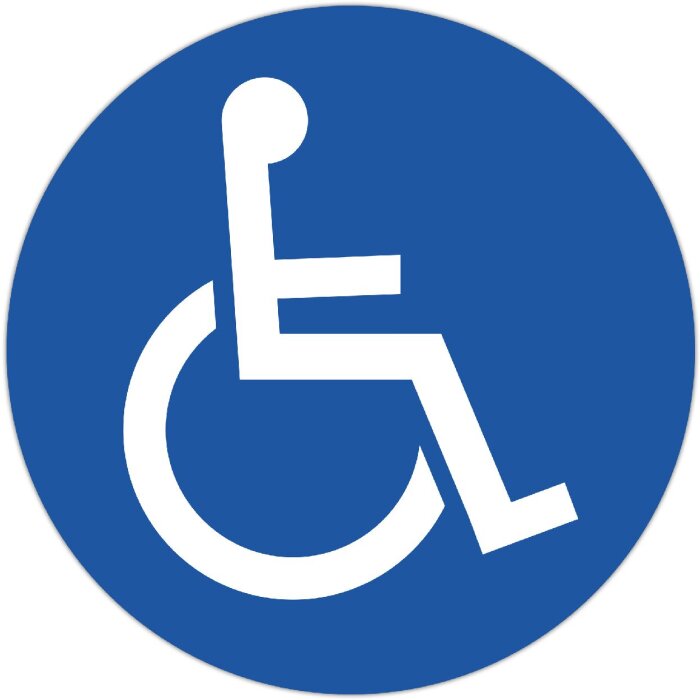 Señalización de aparcamientos para personas con discapacidad/permiso de minusválidos graves