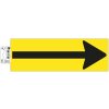 Exacompta 67115E Marcador de suelo antideslizante PVC flecha amarillo-negro 30x10 cm