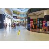 Exacompta 67115E Marcador de suelo antideslizante PVC flecha amarillo-negro 30x10 cm