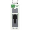 Exacompta rótulo informativo autoadhesivo aluminio aspecto hombre vertical 16,5x4,4cm