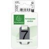 Exacompta 67187E Etiqueta informativa autoadhesiva número 7 2,5x4,4 cm Gris