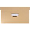 Exacompta 79602E Juego de 3 cajas de almacenaje Office by me Beige