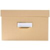 Exacompta 79602E Juego de 3 cajas de almacenaje Office by me Beige