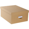 Exacompta 79602E Juego de 3 cajas de almacenaje Office by me Beige