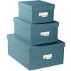 Exacompta 79603E Juego de 3 cajas Office by Me azul-verde