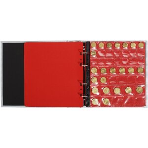 Exacompta 96000E Álbum monedas plata-metálico 24,5x25cm