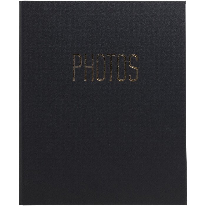Exacompta 17601E Álbum de fotos mecanismo de anillas 60 páginas negro