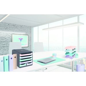 Exacompta cajonera BIG BOX MAXI 6 cajones abiertos Aquarel surtido