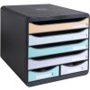 Exacompta cajonera BIG BOX MAXI 6 cajones abiertos Aquarel surtido