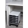 Exacompta 326714D Ruedas para cajoneras Modulo Negro Oficina