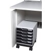 Exacompta 326714D Ruedas para cajoneras Modulo Negro Oficina