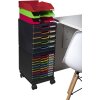 Exacompta 326714D Ruedas para cajoneras Modulo Negro Oficina
