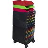 Exacompta 326714D Ruedas para cajoneras Modulo Negro Oficina