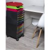 Exacompta 326714D Ruedas para cajoneras Modulo Negro Oficina