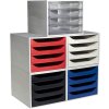 Exacompta 2286107D Cajonera ECOBOX con 4 cajones rojo