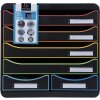 Exacompta cajonera BIG BOX MAXI 6 cajones abiertos Negro Oficina Negro