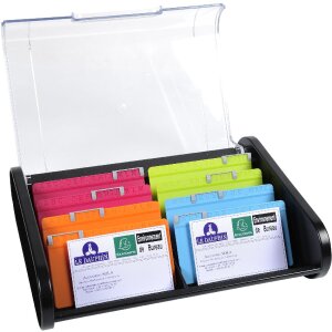 Exacompta 68198D Tarjetero para tarjetas de visita...