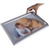 Exacompta 8294358D Marco para póster de pared de aluminio A2 Exacryl plata