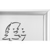 Exacompta 8294358D Marco para póster de pared de aluminio A2 Exacryl plata