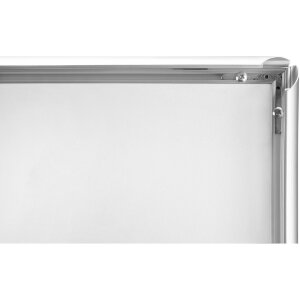 Exacompta 8194358D Marco mural para póster A1 Aluminio Exacryl plata