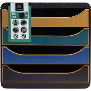 Cajonera Exacompta Big Box con 4 cajones Neo Deco colores...