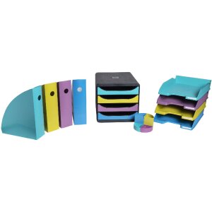 Exacompta set de 4 revisteros MAG-CUBE Forever Young colores surtidos