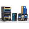 Exacompta Mag Cube revistero Neo Deco cobre oro A4+ plástico reciclado