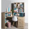 Exacompta 31034D Cajonera Big Box 4 cajones Skandi azul pacífico A4+