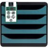 Exacompta 31034D Cajonera Big Box 4 cajones Skandi azul pacífico A4+