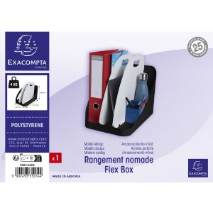 Exacompta 3501440D Flex Box Office Negro Gris